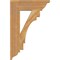 Ekena Millwork Merced Traditional Rough Sawn Bracket, Western Red Cedar, 4"W x 16"D x 24"H BKT04X16X24MRC01RWR - alternate 3
